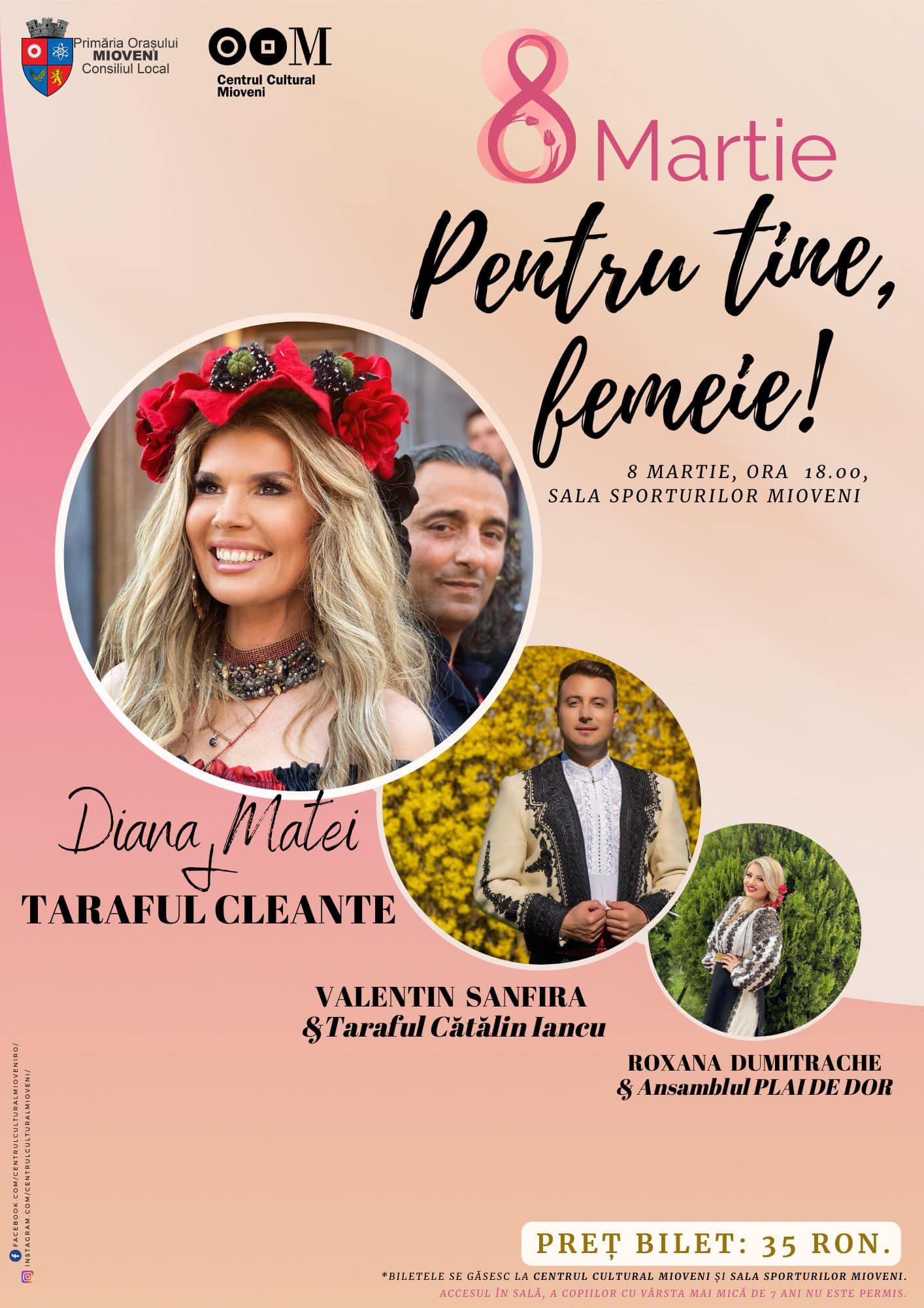 "Pentru tine, femeie!" - Un mărțișor muzical dedicat tuturor femeilor!